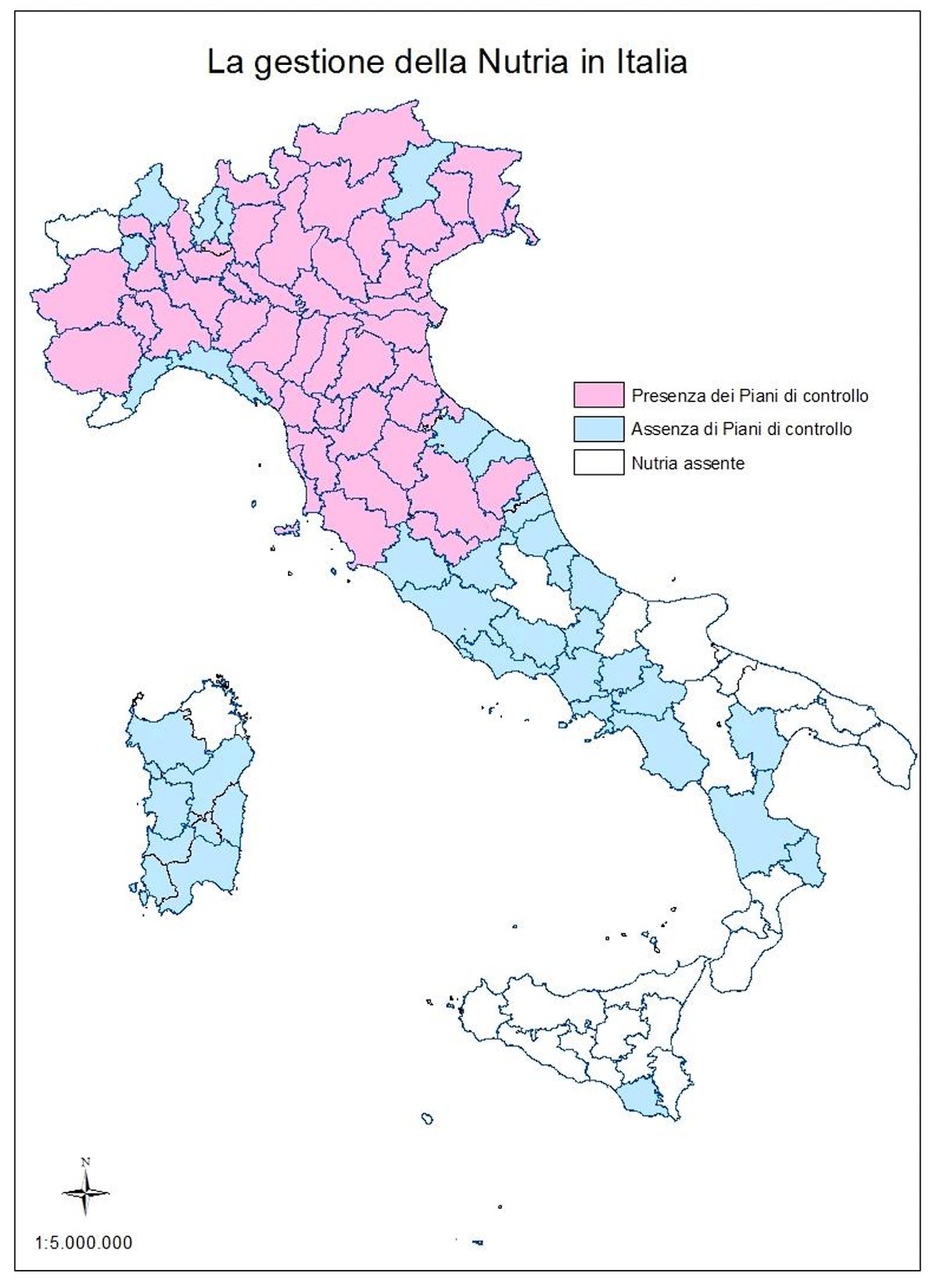 La gestione della nutria in Italia